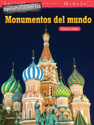 cover image of Monumentos del mundo: Suma y resta